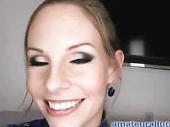 Aimee Addison returns to Amateur Allure and this time that babe wants a facial. This stunning golden-haired is tall, breasty and a very nasty cutie. That Babe is an amazing 10-Pounder sucker and this babe puts my schlong to the test. I hold out as lengthy
